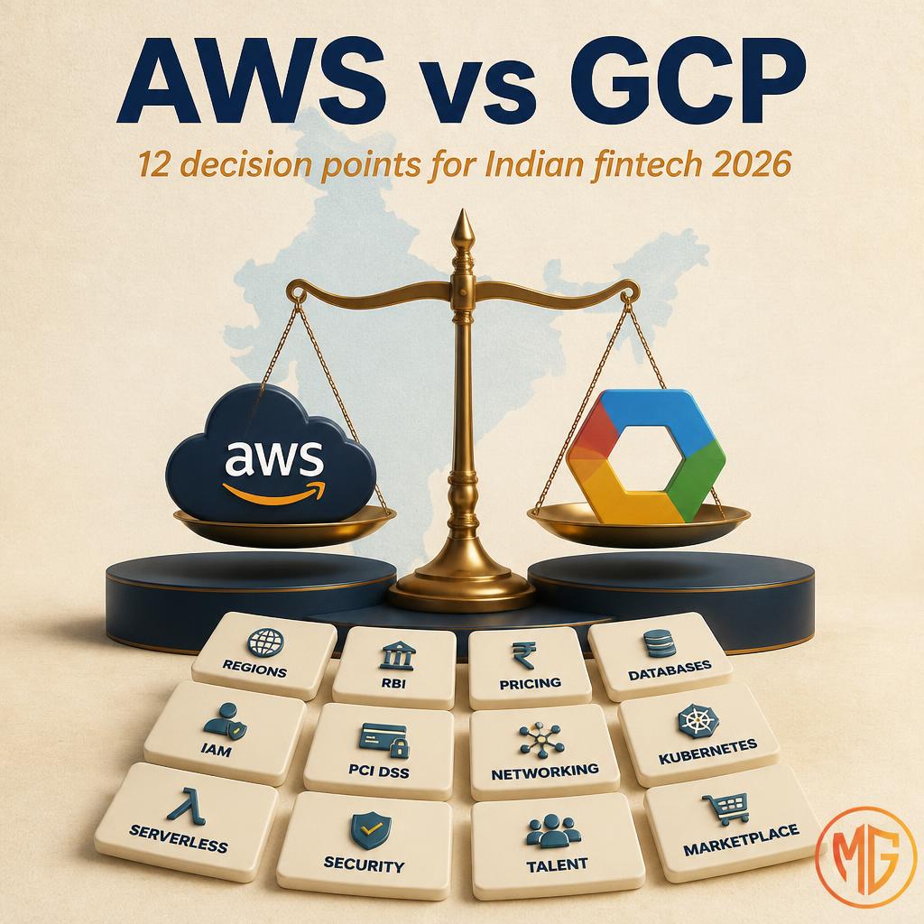 AWS vs GCP for Indian Fintech: The 12 Decision Points No One Writes About