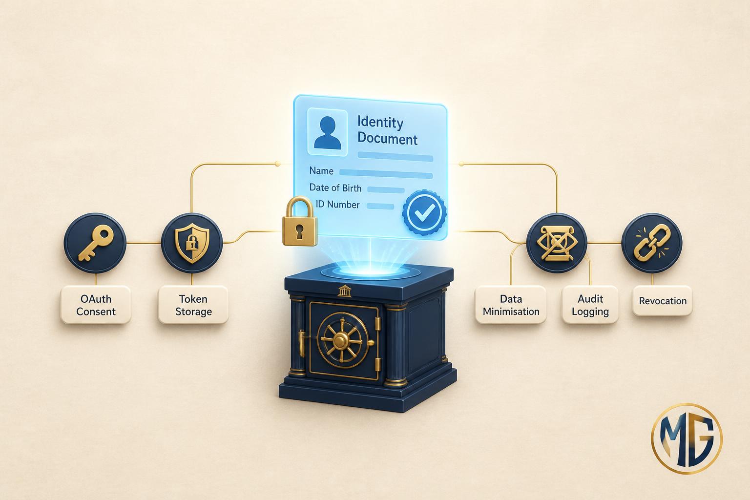 Illustration for DigiLocker Integration Security: 5 Audit Checkpoints for Indian Fintech, covering Indian Fintech, Cloud Security, DevSecOps