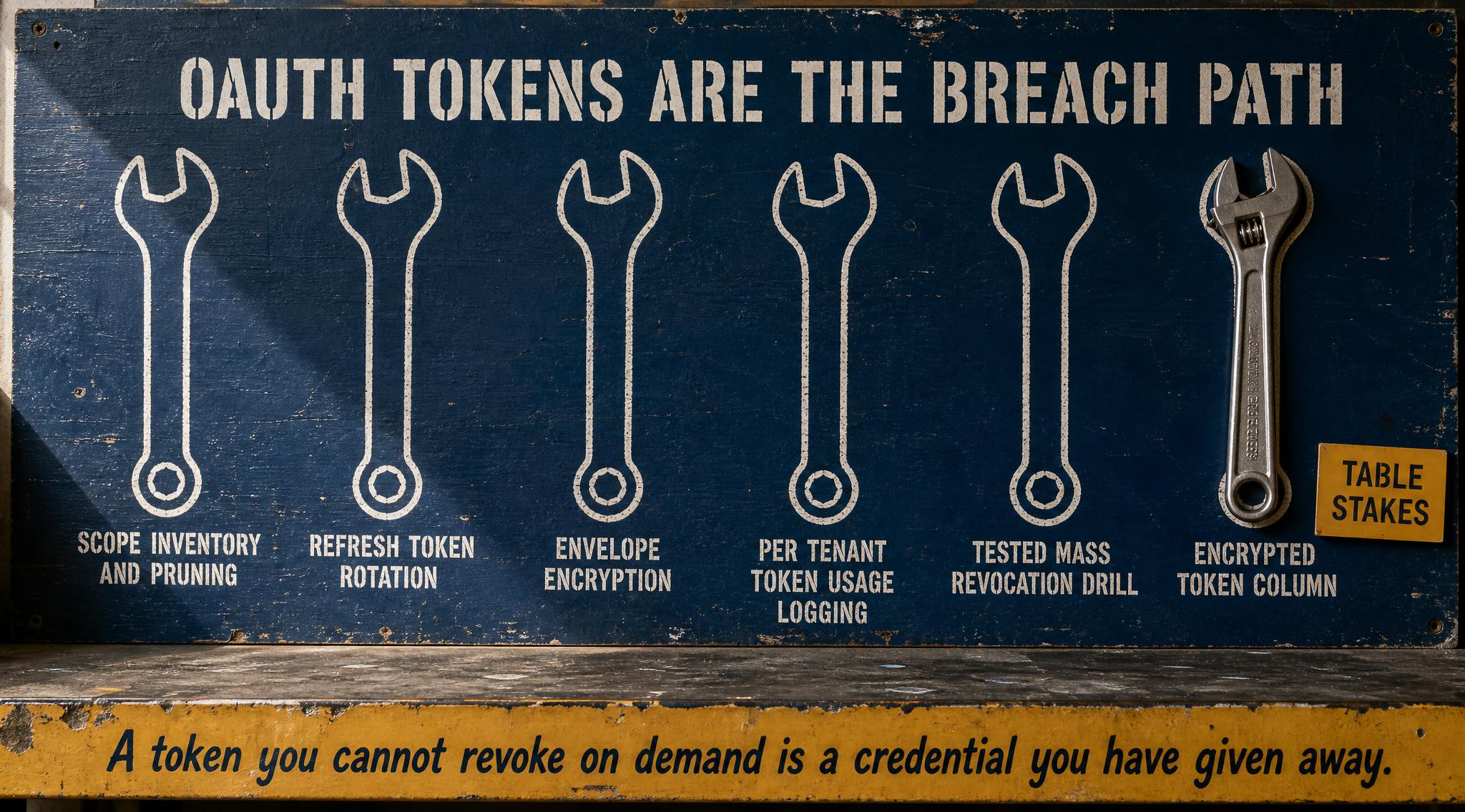 Illustration for OAuth Tokens Are the Breach Path: Securing the Ones Your Product Holds, covering DevSecOps, Cloud Security, IAM